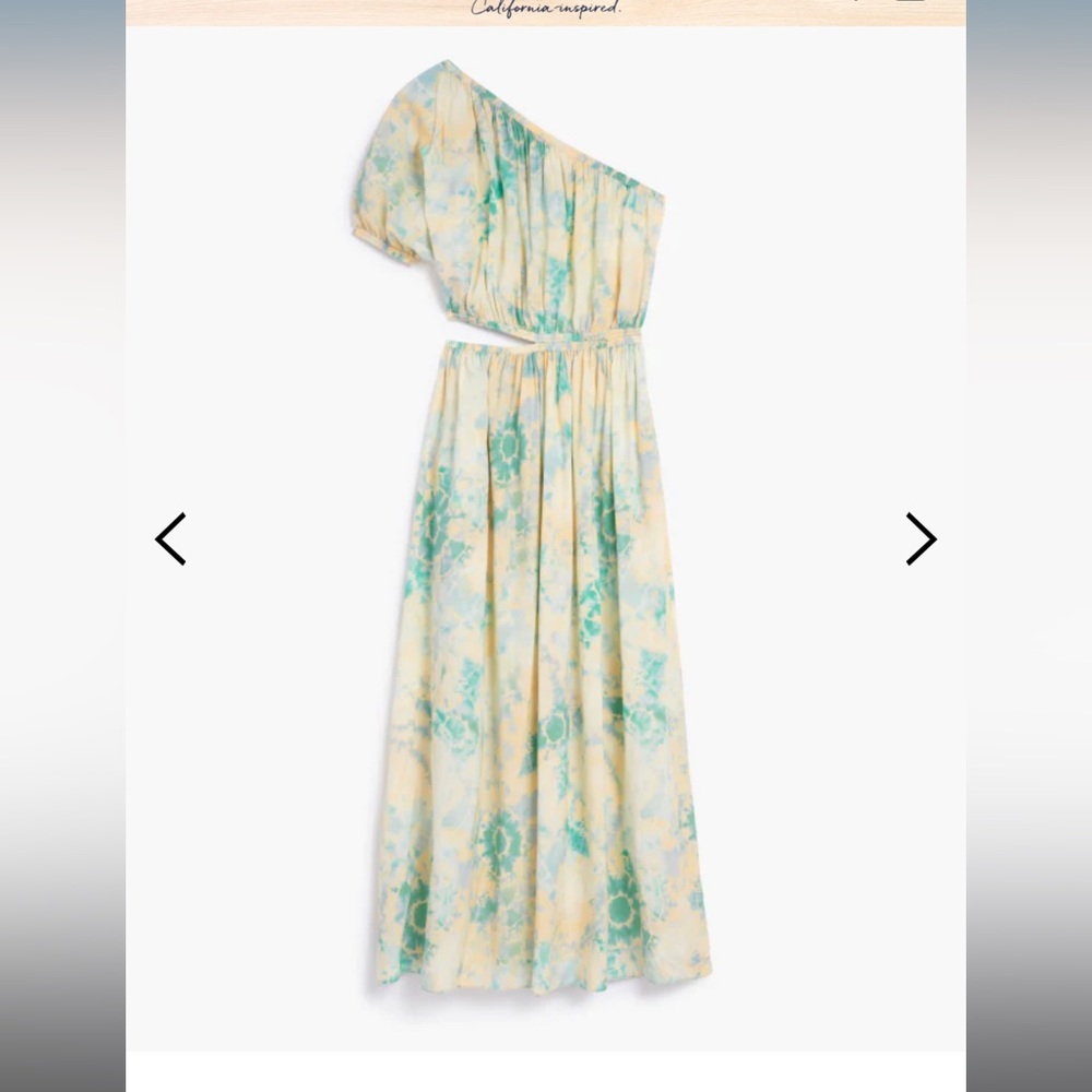 NWT the westside poppy cut out silk maxi dress - Picture 2 of 7
